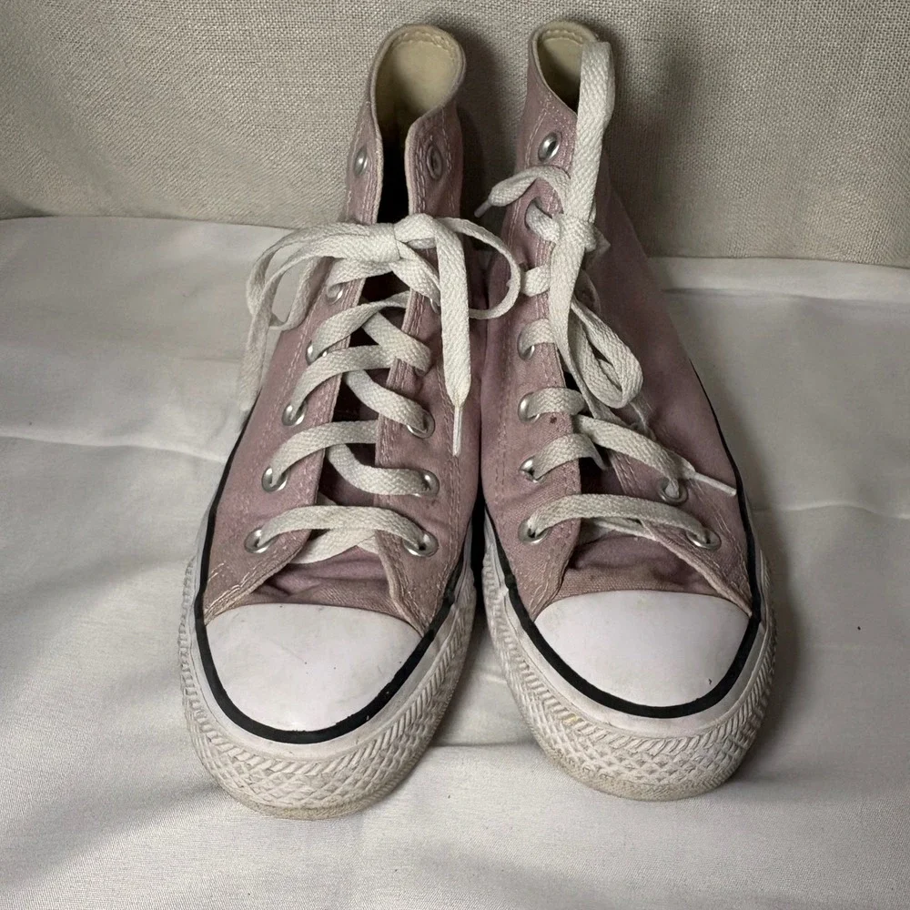 Converse‎ Chuck Taylor All Star High Top Pink Canvas Sneakers A04542F Womens 8